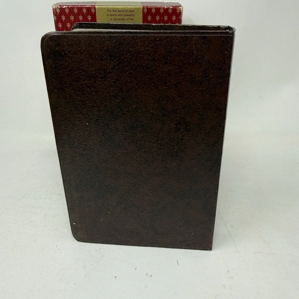 1970 Nelson Study Bible Red Letter Concordance Dictionary BOX King James 263BR‎